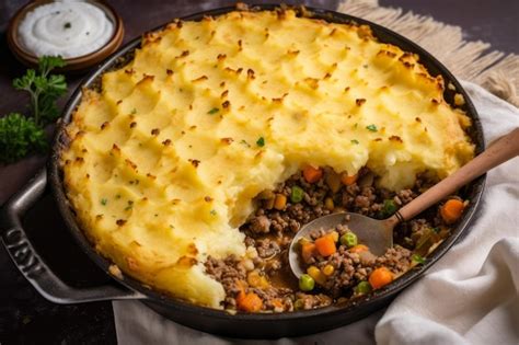  Shepherd’s Pie: A Hearty Comfort Food Explosion that Combines Savory Meat and Creamy Mashed Potatoes!