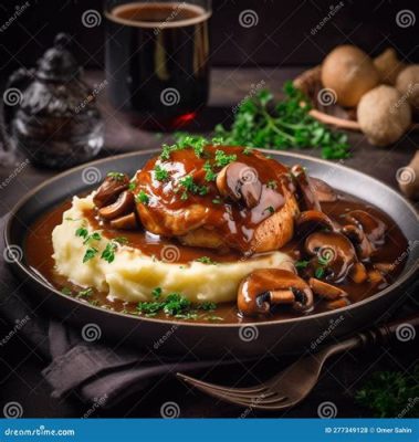  Coq au Vin: Savour the Richness of Burgundy Wine Steeped Chicken and its Creamy Mushroom Embrace!