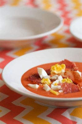  Salmorejo Cordobés:  A Chilled Symphony of Tomatoes and Garlic, Where Ancient Traditions Meet Refreshing Summer Flavors!